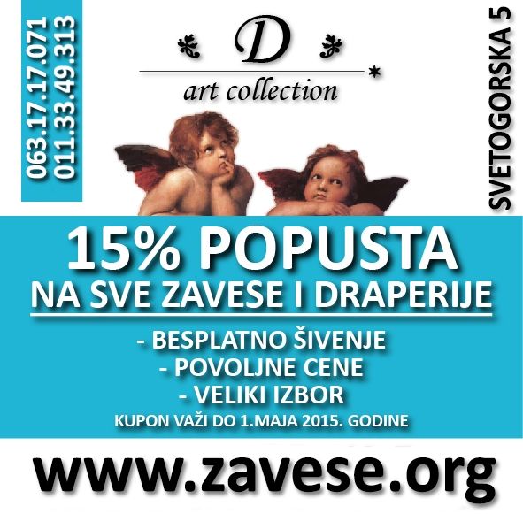 Zavese i draperije sa 15% popusta prilikom kupovini u Maxi prodavnicama.