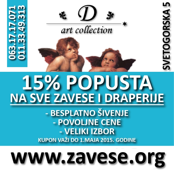 Zavese i draperije sa 15% popusta prilikom kupovini u Maxi prodavnicama.